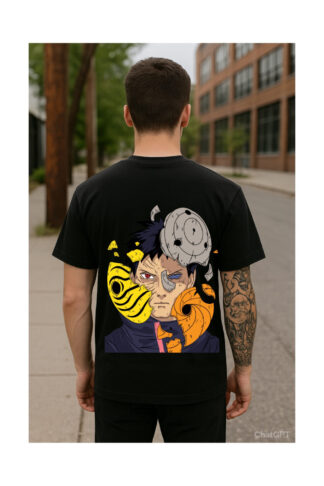 BALCK ANIME  Printed Tshirt